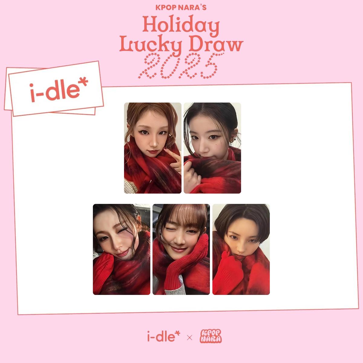 KPOP i-dle Yuqi NARA Christmas Photocard Special Edition Merchandise