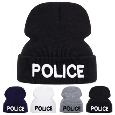 Winter Unisex Outdoor Warme Muts Mode Letter Hip-hop Gebreide Mutsen Katoen Beanies Muts Wollen Mutsen