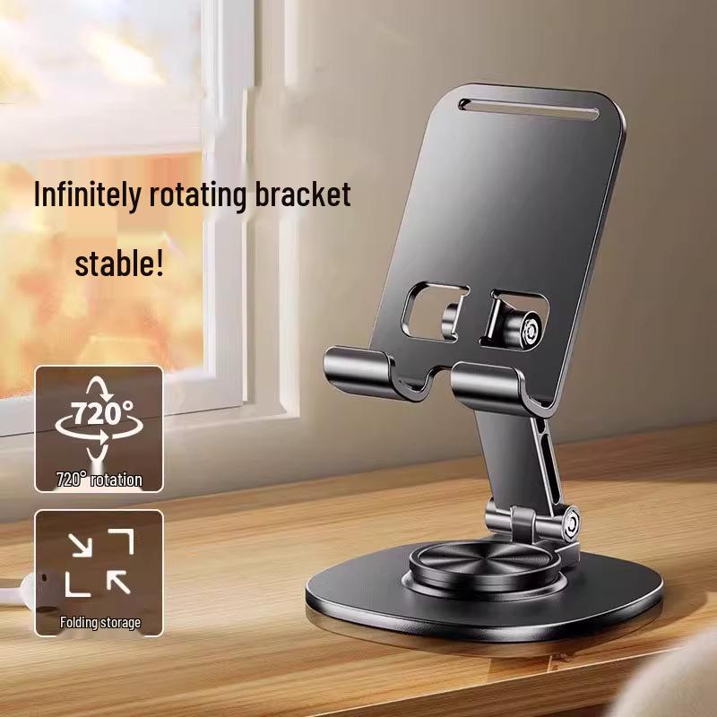 Rotatable & Foldable Desktop Phone & Tablet Stand for Live Video Support