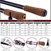 Casting Fishing Rod and Reel Carbon 1.8M-2.7M Telescopic Fishing Rod with 11BB Baitcasting Reel Kits