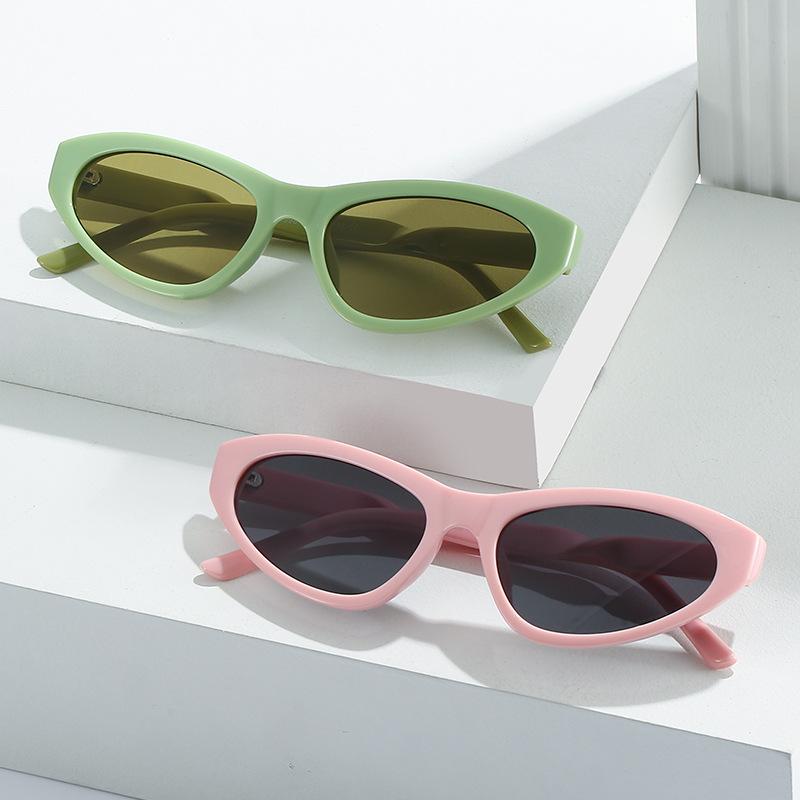 New Punk Style Y2K Sunglasses, Popular Cat Eye Cycling Sports Sunglasses Uv 400