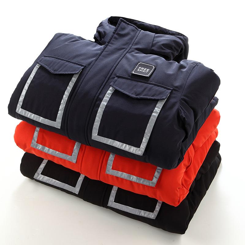 Мужская новая свободная одежда большого размера из хлопка для мужчин — фото 3