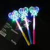 Niños 1 Pieza Niñas Princesa Varita Mágica Luminosa LED Flash Palo Luminoso de Cristal Accesorios para Conciertos y Fiestas Juguetes Luminosos Creativos