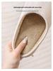 Unisex Japanese-Style Soft Cloth Slippers for Indoor Wooden Floors, Silent, Non-Slip, Large Size, Perfect for Spring and Autumn.