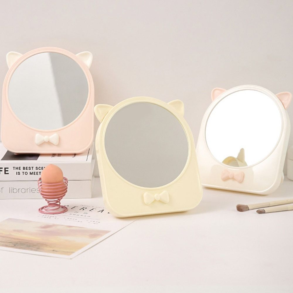 

С ящиком для хранения косметики, зеркальцем для макияжа, водонепроницаемым зеркалом для макияжа, зеркальцем для девочки жёлтый
