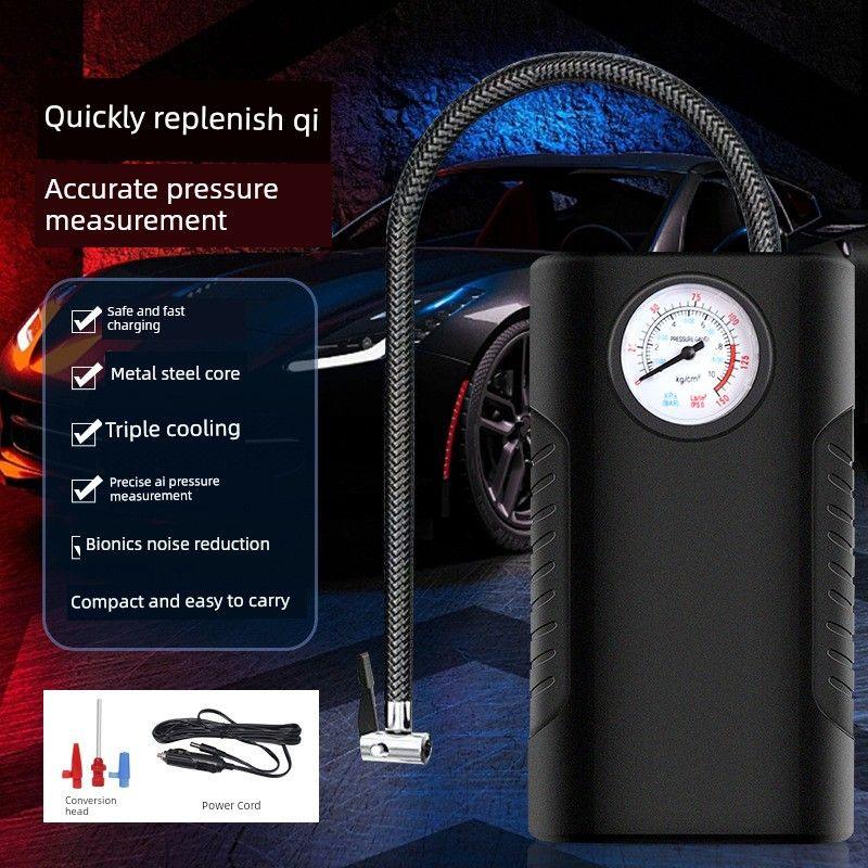 Electric Car Air Pump, Portable Car Air Pump, Wireless Tire Multi-Function Air Pump