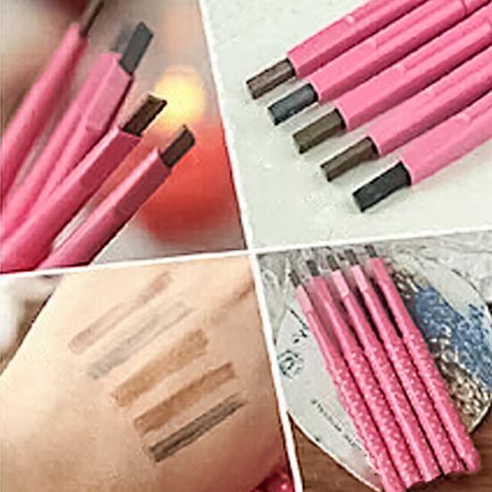 Eyeliner Pen Waterproof All Day Wear Smooth Rotating Eyebrow Pencil for Makeup