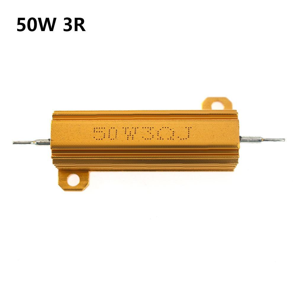 1Pcs Aluminum Shell Wirewound Load Resistor Metal Shell Resistor  for Current Limiting Protection