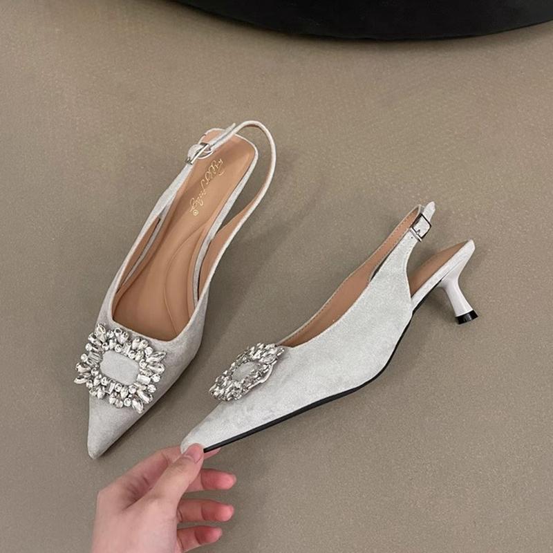 

Мода SUOJIALUN 2024 Лето Новый Бренд Женские Сандалии Мода Узкий Ремешок Дамские Элегантные Гладиаторские Туфли Уличные Платье Шлепанцы Сандалии Обувь 40 серый