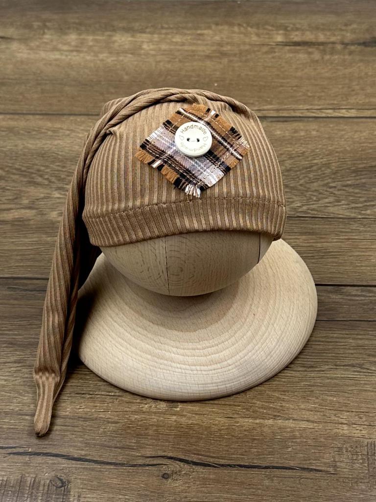 2-Piece Newborn Photoshoot Outfit: Hat & Overalls