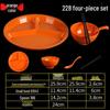 Melamine verdeeld maaltijdbord