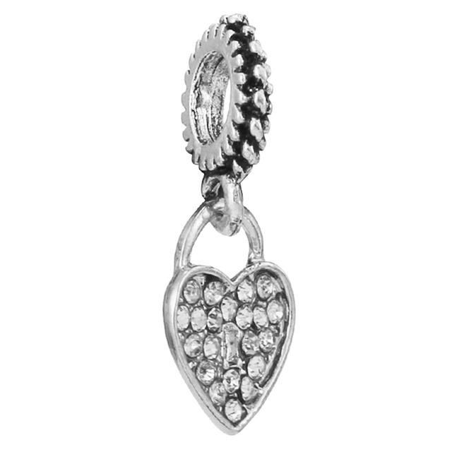 2pcs /Lot 45 Styles Key &Lock Sparkling Beads Charm Pendant Fit Diy Original Bracelets Necklaces For Women Men Jewelry Making