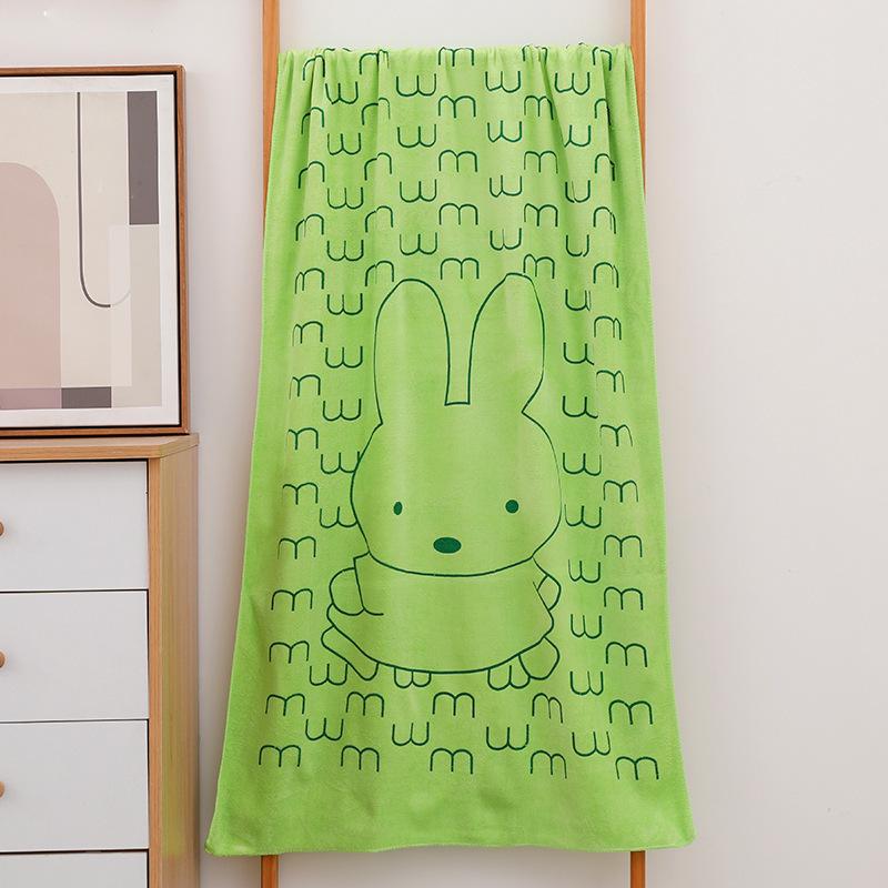 Gaoyang Cartoon Quick-Dry Children's Bath Towel, Water-Absorbent, 70x140cm, Adult & Beach Use