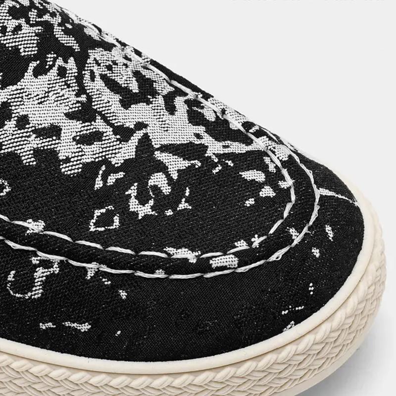 Модная мужская повседневная обувь из парусины — фото 5