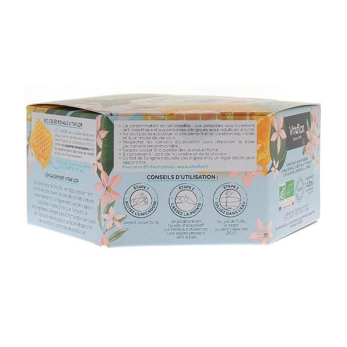 Vitaflor Gelée Royale Bio Junior+ 700 mg - Packung mit 14 Unidosen®