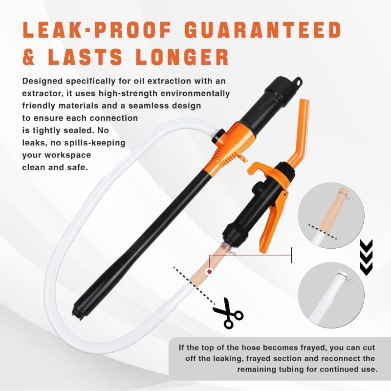 Portable Battery Operated Fuel Transfer Pump,Electric Siphon Pump For Gas,Water, Oil And Diesel Transfer-Orange
