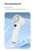 High-Speed USB Rechargeable Portable Mini Handheld Fan with 100-Speed Turbine Power for Strong Wind