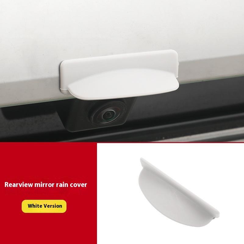 

Car Rear Camera Rain Cover Automobile Rear Camera Rain Shield Anti-Rain Protection Guard Car Accessories For Daily Driving белый