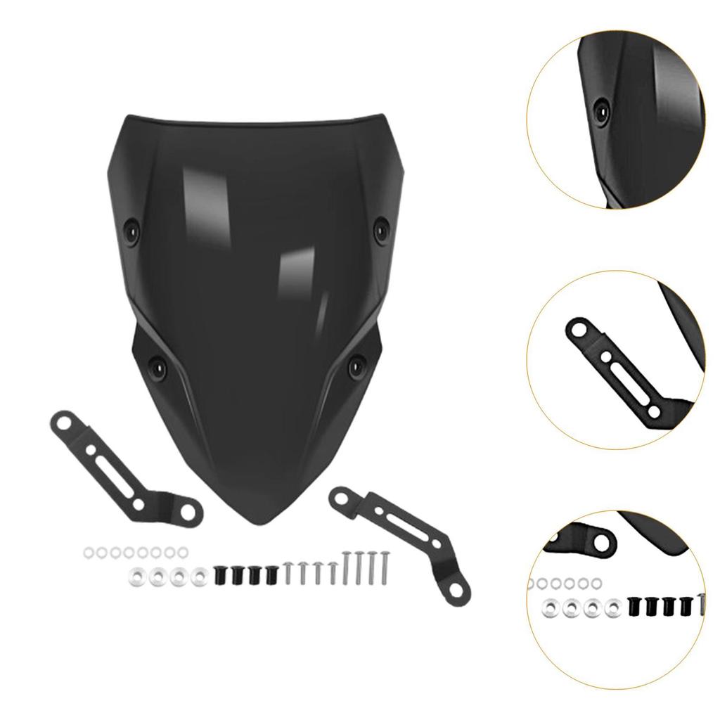 Motorcycle Windshield High Performance Simple Installation Protector Spare Parts Wind Deflector for Z 500 Z500 SE 2025 2025