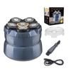High-Power Washable 6D Bald Head & Beard Trimmer with Magnetic Blades for Men