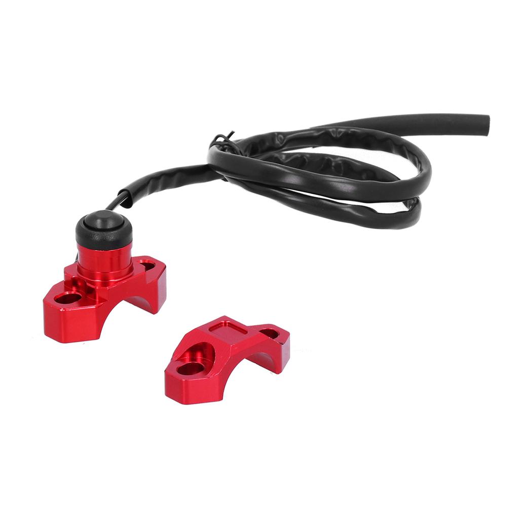 Engine Stop Start Kill Switch with Mounting Backplate Universal for Motorcycle ATV 7 8in Handlebars