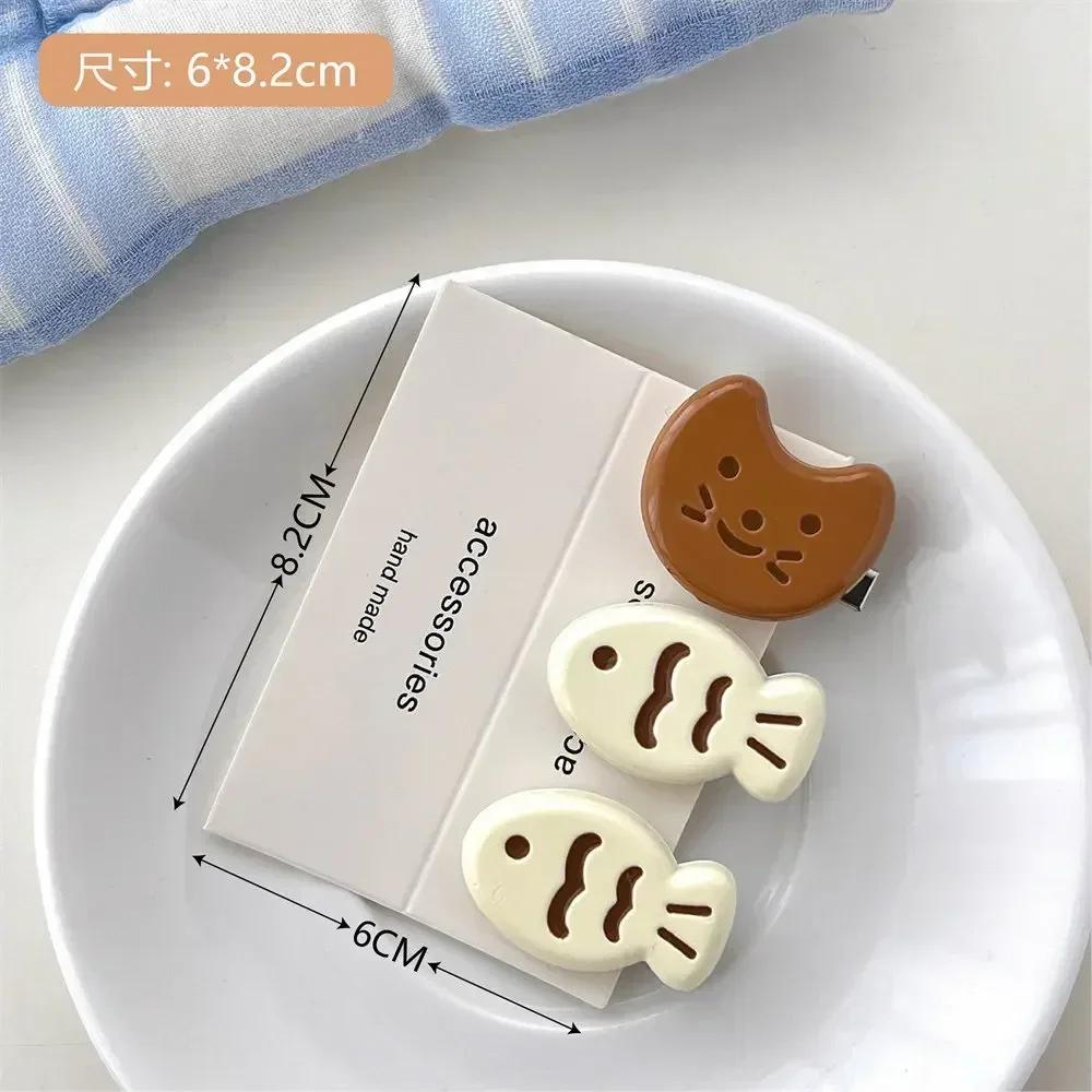 3pcs Cartoon Small Fish Hairpins Children Korean Styles Sweet Girls Colorful Mini Cute Hair Clips Hair Accessories Wholesale