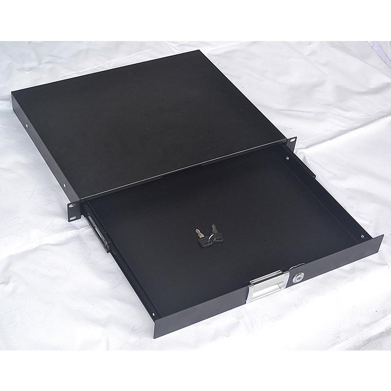 New 19-Inch 2U Lockable Drawer for Flight Cases, Microphone Cases, and Cabinets