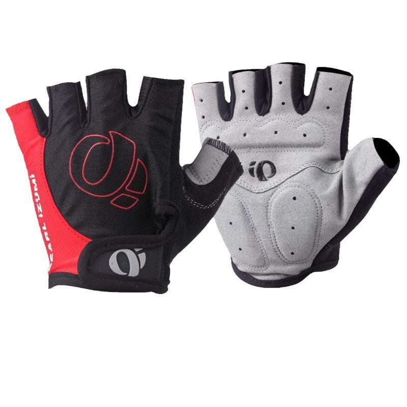 Breathable, Non-Slip Half-Finger Cycling Gloves with Silicone Palm Pad, Shock-Absorbing Protection, and High Elasticity for Outdoor Sports Fitness.