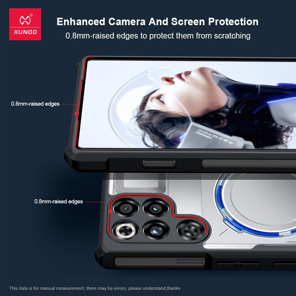 For ZTE nubia Red Magic RedMagic 11 Pro Plus Pro+ Case XUNDD Casing Airbag Shockproof Bumper Protective Cases Transparent Back Cover