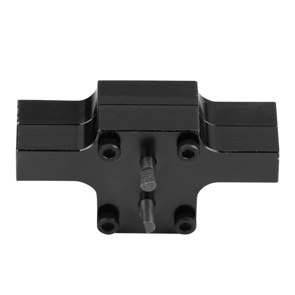 Aluminium Alloy Gear Box for WPL 1 16 Military Truck RC Car Upgraded Part (Black)
