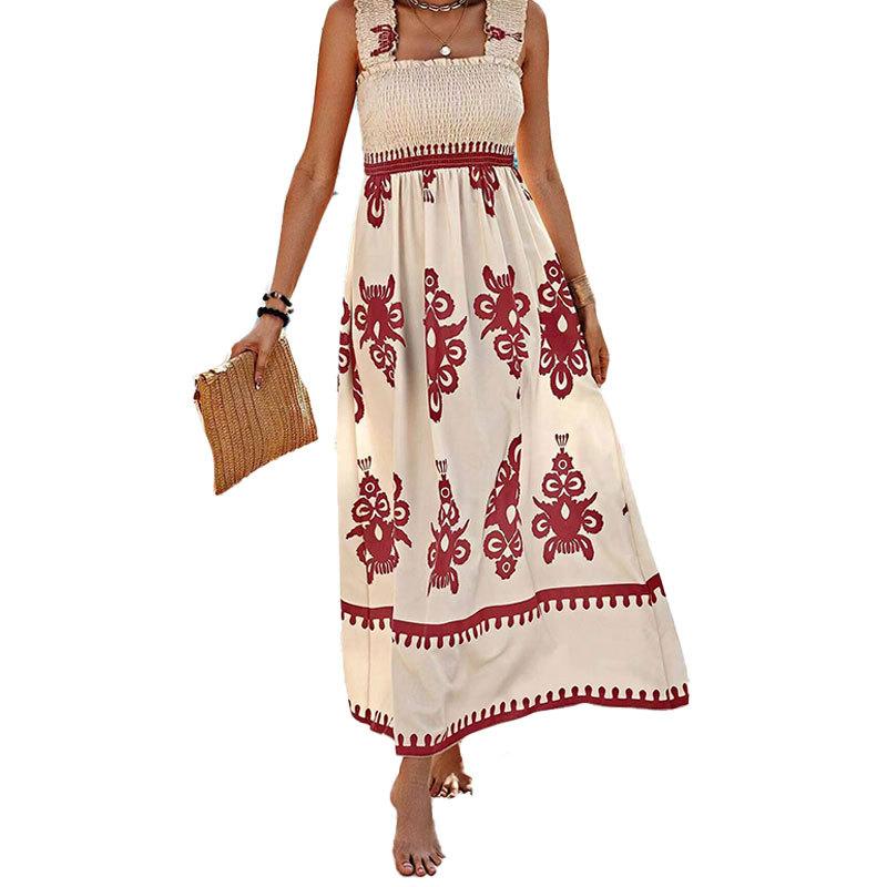 New Summer Women's Clothing Elegant and Fashionable Printed Dress