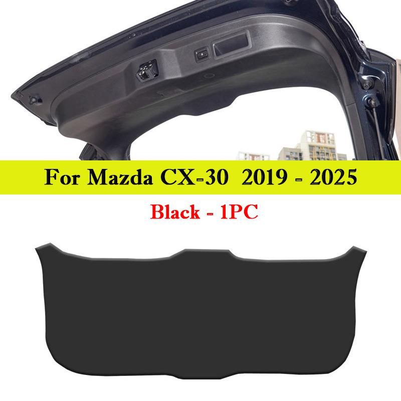 For Mazda CX-30 CX-50 CX-8 2019-2025 Car Trunk Door Anti Kick Pad Tailgate Protection Mat Cargo Liner Interior Decor Accessories