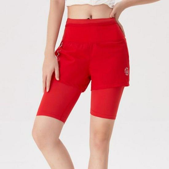 Unisex High-Waist Athletic Shorts with Pocket – Ideal for Morning Runs, Training, and Marathons
