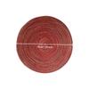 Nordic Style 12 Inch Round Ramie Woven Cup Mat Placemats Heat-Resistant Stain Resistant Anti-Skid Table Mats Placemats