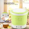 170W 1L Electric Portable Multifunctional Rice Cooker Food Steamer for Home   (Green)