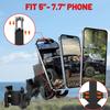 StarknightMT UTV Phone Mount For Pro-Fit Cage 360° Adjustable Aluminum Alloy 8 Claws SXS Phone Mount Heavy Duty Cell Phone Holder For Defender