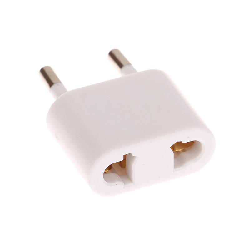 Evrensel ABD'den AB'ye Fiş 2 Soketli Giriş Pimi ABD'den Avrupa'ya Seyahat Duvar AC Elektrik Güç Şarj Cihazı Çıkışı Adaptör Dönüştürücü