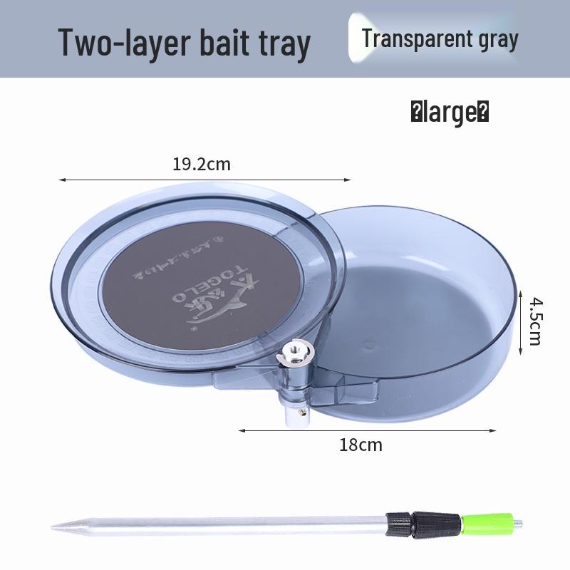Magnetischer Köderbehälter & Erdspieß: Starke Drahtziehhilfe & loser Grundfutterbehälter für Angelstühle