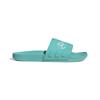 Adidas Mercedes AMG Petronas Formula One Team Adilette Comfort Rush Size cm Sandals, Semi-Mint Rush/Footwear White/Semi-Mint (JR1071), 28.5