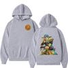Anime Estivo 2026 JoJo Bizarre Adventure STEEL BALL RUN Diego Brando Felpe Abbigliamento Unisex Felpe con Cappuccio alla Moda Felpe con Cappuccio a Manica Lunga