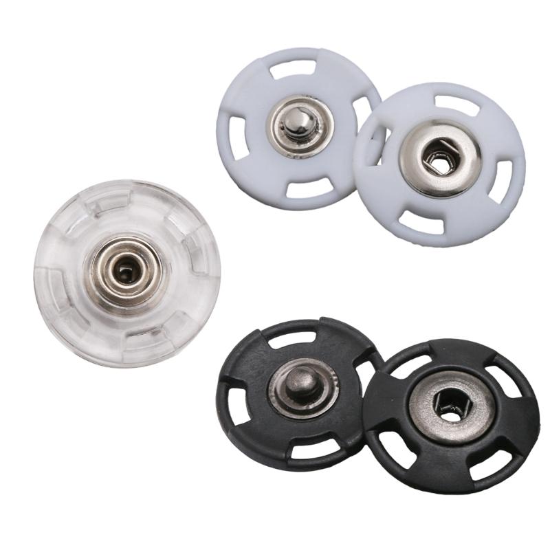 10Pcs Plastic Snap Buttons Invisible Sewing Button Fasteners For Kids Clothing Jeans Jackets Bag And Home Decoration