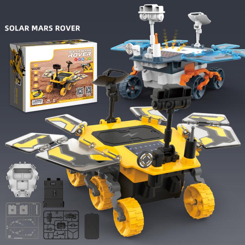 Solar Power Assembled Car Stem Kits Diy Science Education Electronic Assembly Solar Powered Toy For