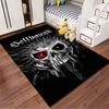 Hellbound Skull Design Carpet suitable as a non-slip mat for the living room or bedroom sofa