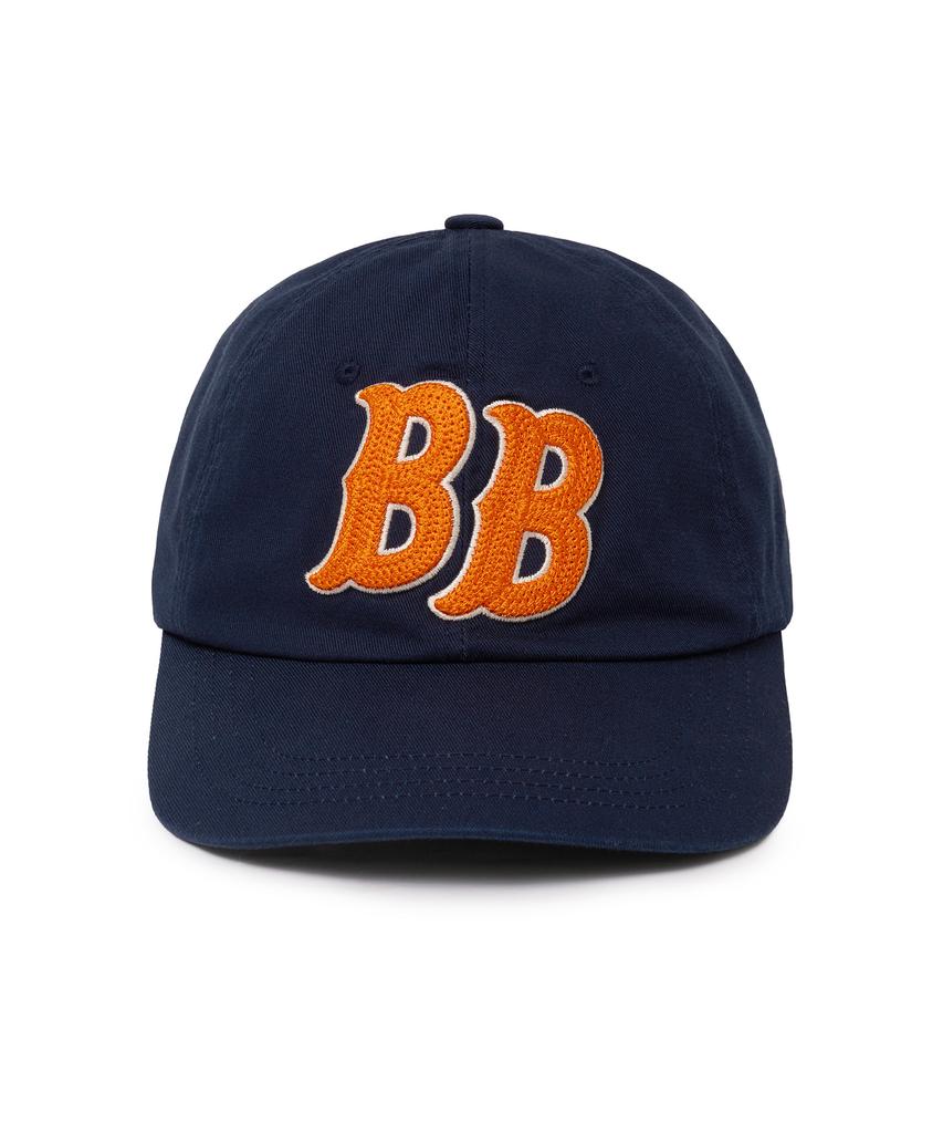BROWNBREATH Garment Washing Round Visor Cap - Navy
