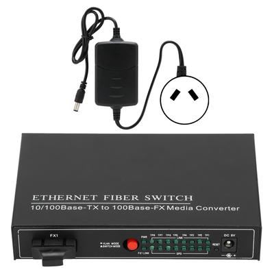 Ethernet LWL-Switch TBCMC3418ED20 Plug Play Stabil Robust Aluminiumlegierung Computernetzwerk