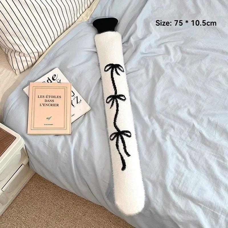 75x10,5 см Длинная сумка для грелок Милый съемный чехол Очень длинная резиновая грелка для бутылок с водой Пояс для рук и ног