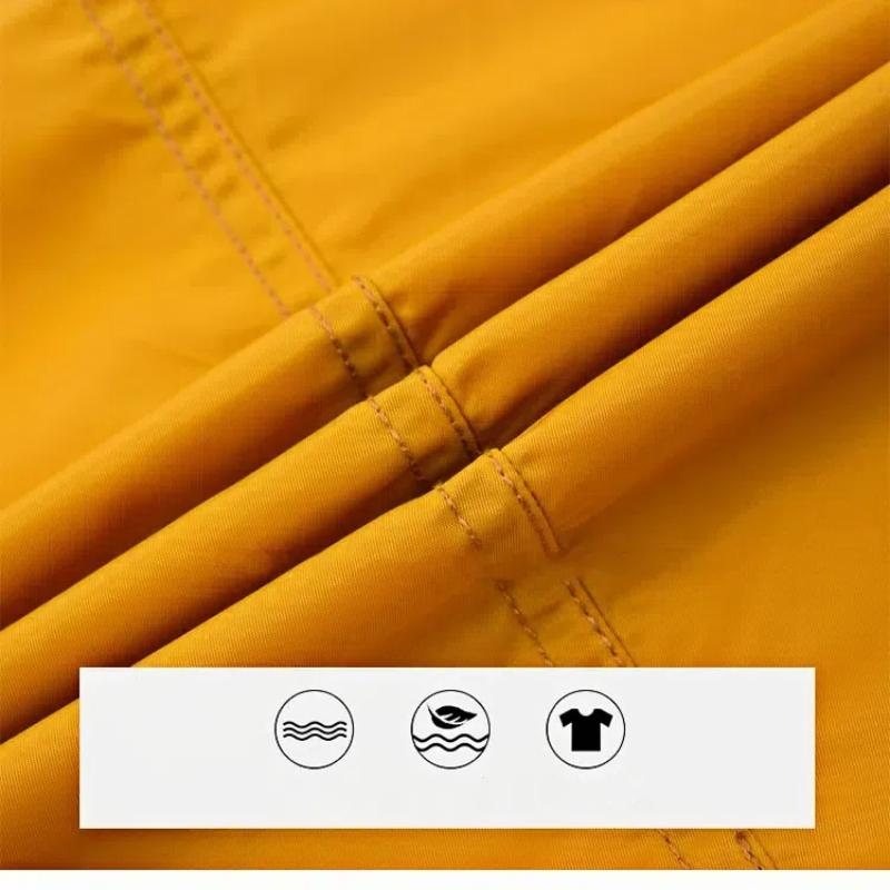 Men's Spring Fall Casual Bomber Jacket Outdoor Stand Collar Loose Fit