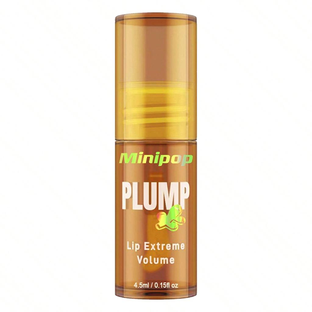 Plumping Lip Oil with Ginger & Mint for Full Lips Hydrating Moisturizing Big Lips Enhancer