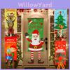 Door Christmas Porch Banner Flag Hanging Decoration Outdoor Indoor Decor Home