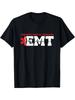 Emergency Service Heartbeat Paramedic Medical Gift TShirt Casual Crew Neck Slight Stretch Fabric Random Print Perfect for Adult Men Plus SizeTop for D